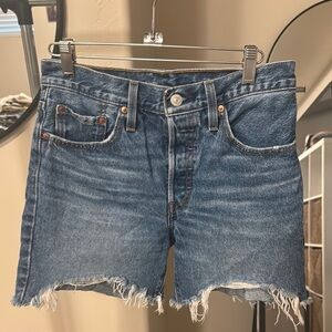 Levi's Classic Blue Jean Shorts